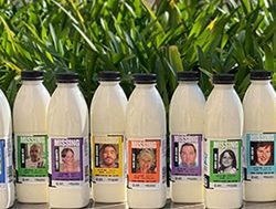Missing people to show on milk bottles