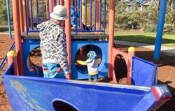 New play spaces make space for play