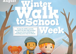 ‘Walk to School Week’ warms for winter