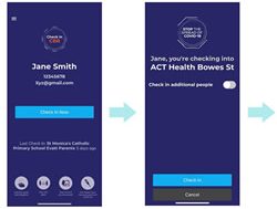 App appears to apply COVID tracing