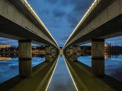 Commonwealth bridge piles on new future