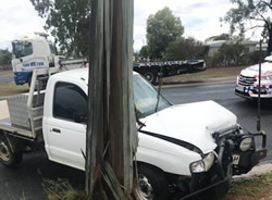 Utility warns on power pole crashes