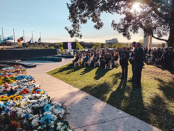 Police stand up for fallen officers