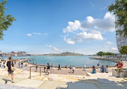 Barangaroo foreshore opened to public