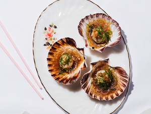 Steamed Scallops