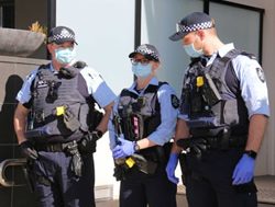 Police check on COVID compliance