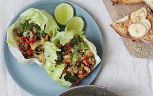 Tofu Lettuce Cups