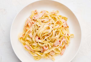 Smoked Trout Pasta