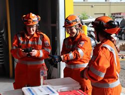 VICSES showcases its women in rescue