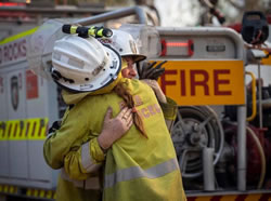 Emergency services honour their passed