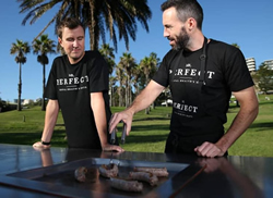 Health building teams kick goal for men