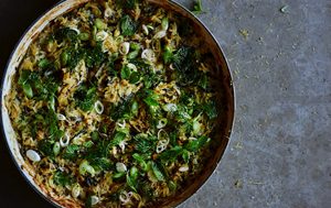 Syrian-inspired orzo