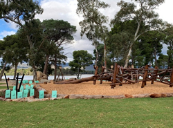 Family playground reserved at Reserve
