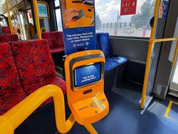 Tap-and-pay ticket system to hop on buses