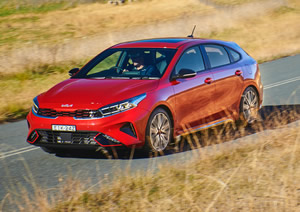 Sporty Kia Carries A New Flag