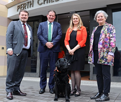 New Justice Dog enjoys paws in proceedings