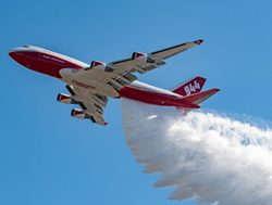 Aerial fire tanker filled up for four years