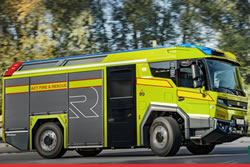 Firefighters switch to electric truck