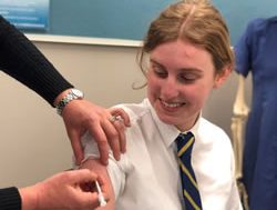 Students to examine vaccinations personally