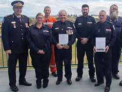 Honours for emergency services delivered