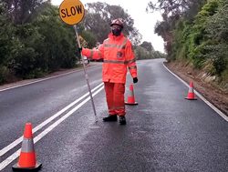 VICSES warns landslides are down hill