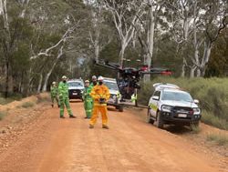 Drones take off to light a safe burn