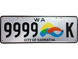 New vehicle plates have the numbers