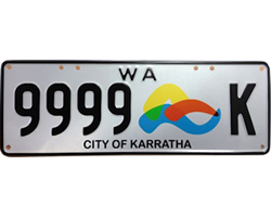 New vehicle plates have the numbers