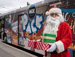 Bus to deliver Christmas to the needy