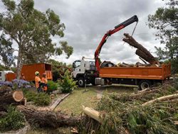 Suburbs suffering as storm damage stays put