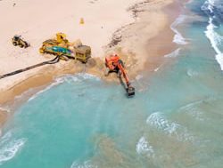 Sand pumping away from birds’ paradise