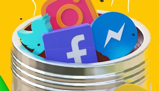 Kicking to social media habit
