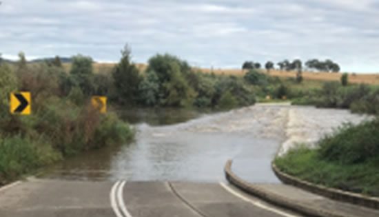 Police issue warning with flood in the air