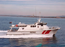 Refitted patrol boat back on duty