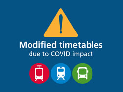 COVID slowing public transport