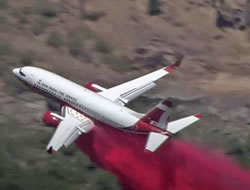 Air tanker to join services in fire fights