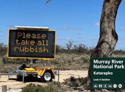 Call for campers to pack up rubbish