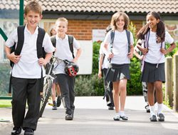 Children gear up for ‘Walk to School Friday’