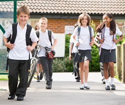 Children gear up for ‘Walk to School Friday’