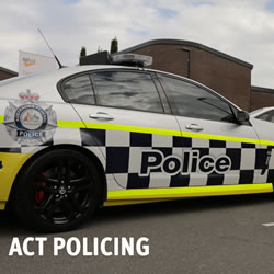 Police step out of nostalgic old car