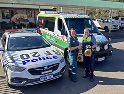 Defibrillator donations a boost for police