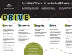 Secretaries set out what leaders need