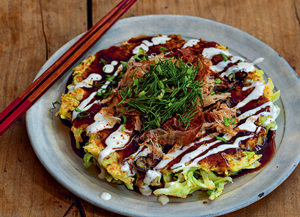 Okonomiyaki (Japanese pancake)