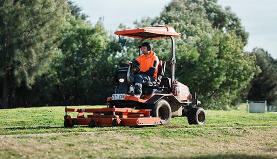 Rapid Response mowers start their engines