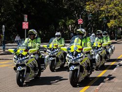 Police resume their ride for remembrance