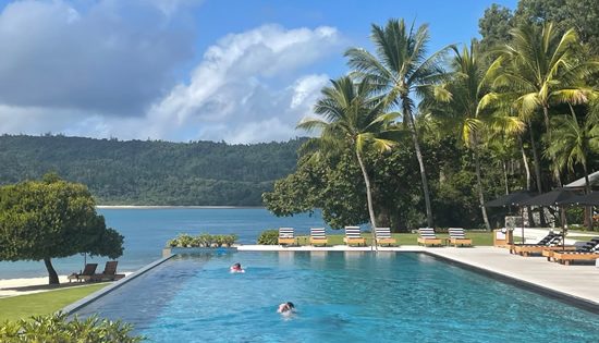 ‘Welcome to paradise’ at qualia on the Great Barrier Reef