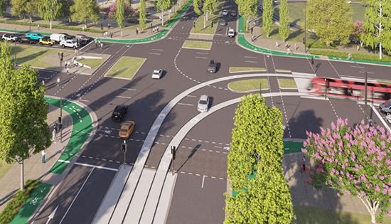 Light rail starts raising London Circuit