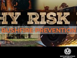 Police warm up fact sheets for bushfire