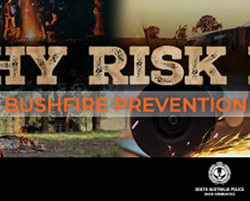 Police warm up fact sheets for bushfire