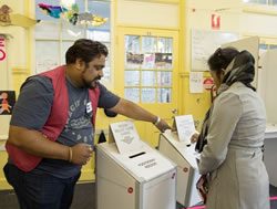 Pilot project to make voting easier